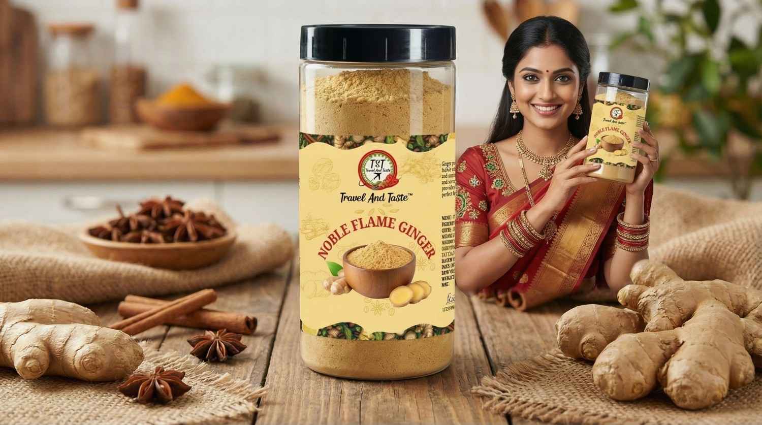 Ginger Powder : Nobel Flame Ginger (Export Quality) gallery image