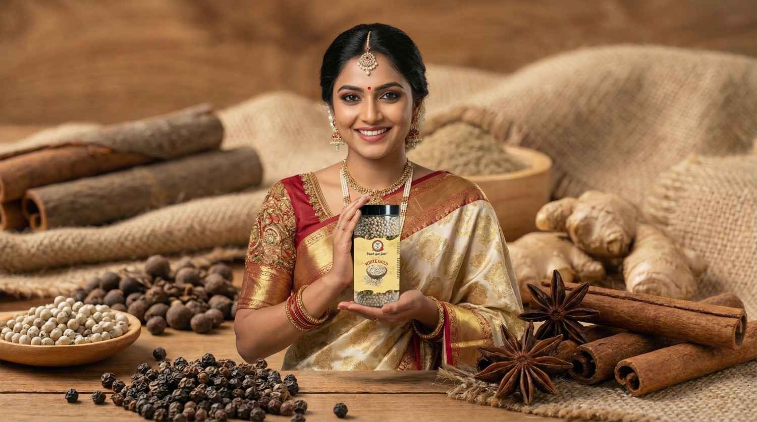 White Pepper : White Gold (Export Quality) gallery image