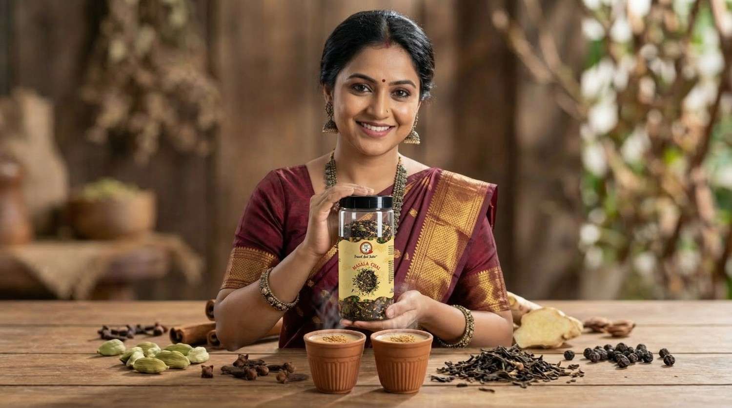 Black Tea with Spices : Masala  Chai (Export Quality) gallery image