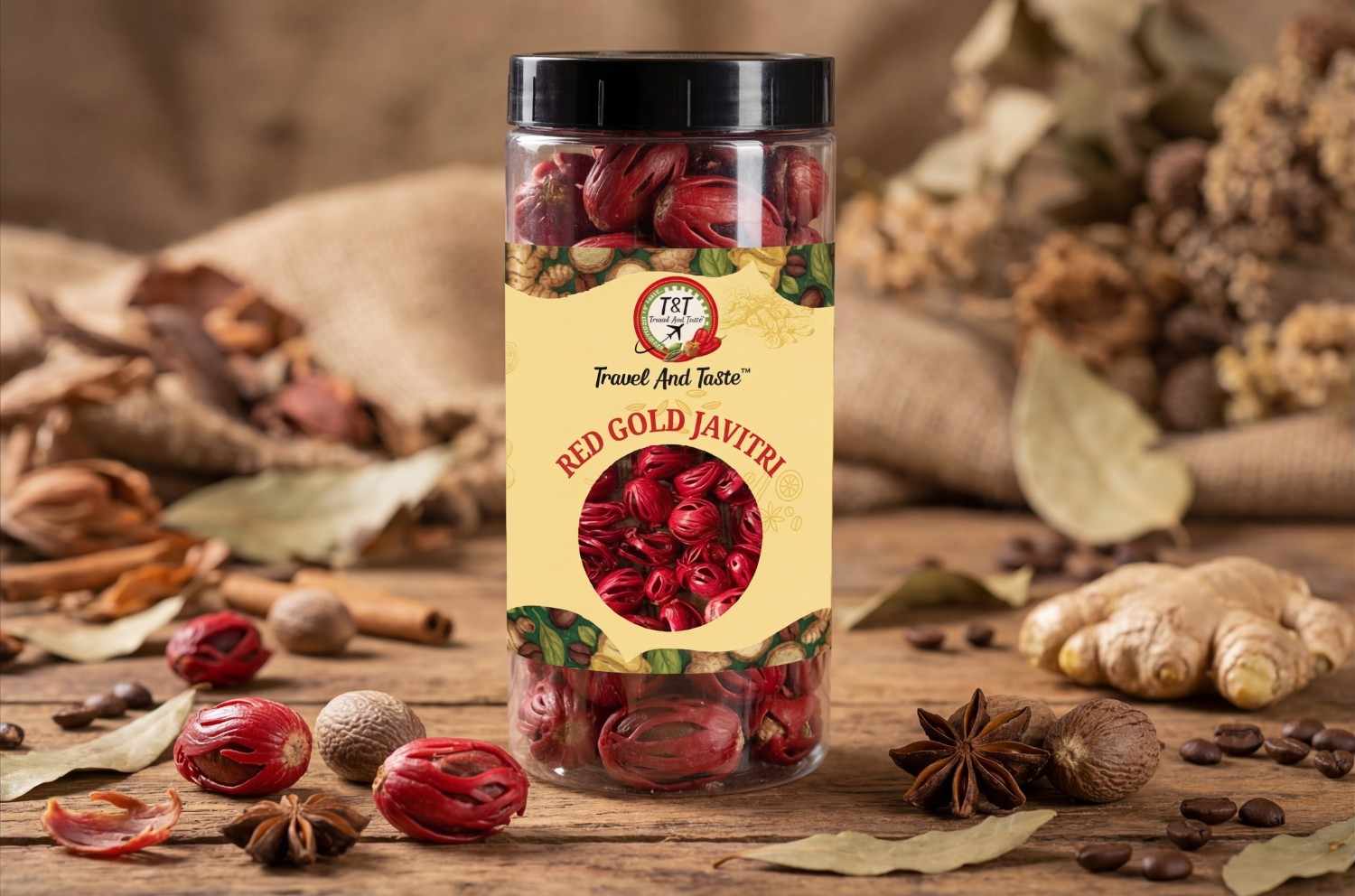 Mace: Red  Gold Javirti (Export Quality) gallery image